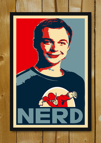 Glass Framed Posters, Sheldon Cooper Big Bang Theory Glass Framed Poster, - PosterGully - 1