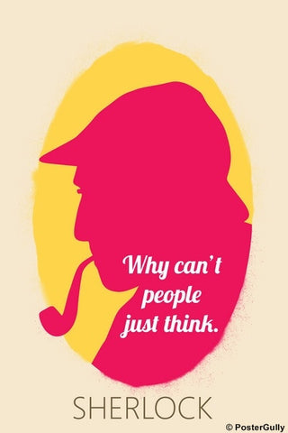Wall Art, Sherlock Holmes | Quote | Why Cant, - PosterGully
