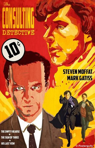 Wall Art, Sherlock Vs. Pulp Fiction, - PosterGully
