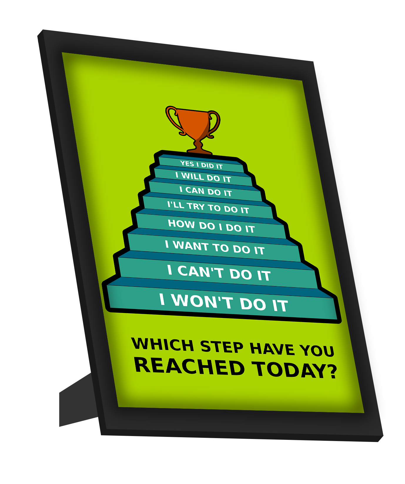 Framed Art, Success Steps Framed Art, - PosterGully