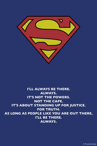 PosterGully Specials, Superman | Standing For Justice, - PosterGully