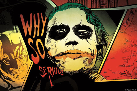 PosterGully Specials, The Joker | Why So Serious Artwork, - PosterGully