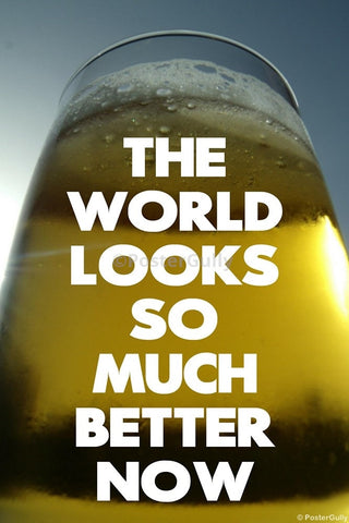 Wall Art, The World Is Better | Beer Humour, - PosterGully