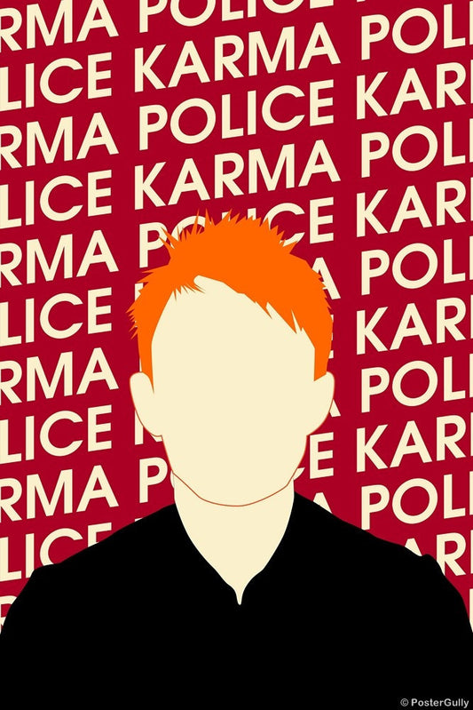 Wall Art, Thom Yorke Radiohead Karma Police, - PosterGully