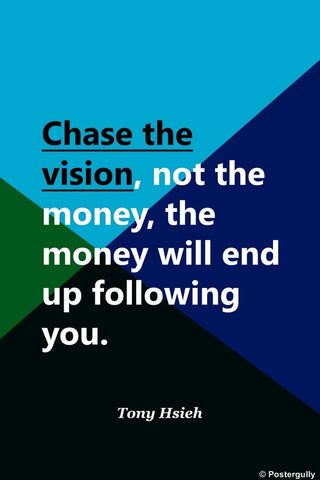 Wall Art, Tony Hsieh Vision | Startup Quote, - PosterGully
