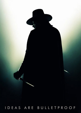 PosterGully Specials, V For Vendetta | Guy Fawkes Shadow, - PosterGully