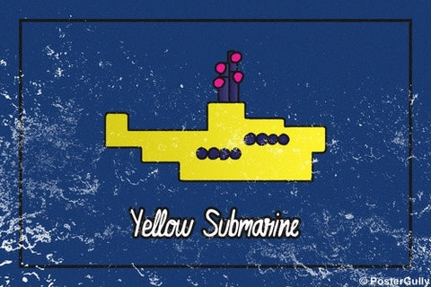 Wall Art, Yellow Submarine | Beatles, - PosterGully