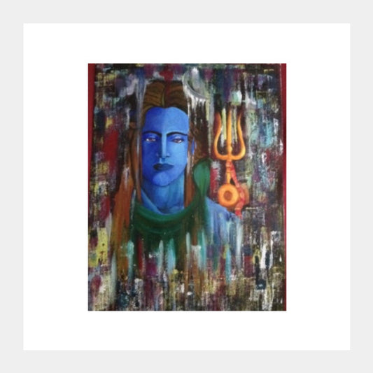 Square Art Prints, Shiva print/ Rajita, - PosterGully