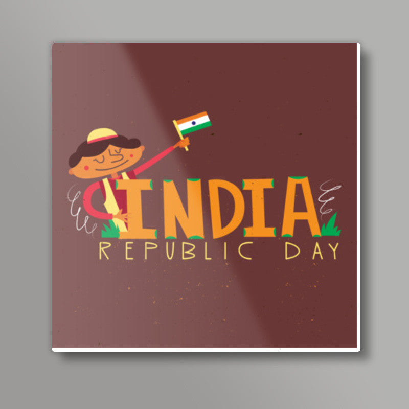 Republic Day Square Art Prints