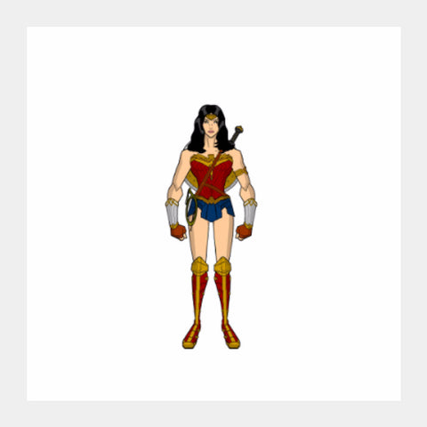 Square Art Prints, Wonder Woman the Amazon Princess Square Art | Wonder Woman, - PosterGully