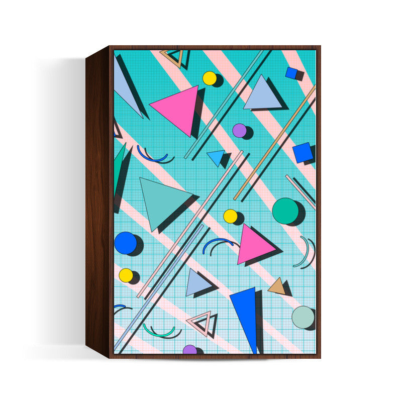 80s pop retro pattern 4 Wall Art
