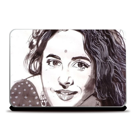 Laptop Skins, Bollywood superstar Vidya Balan in a traditional avatar Laptop Skins