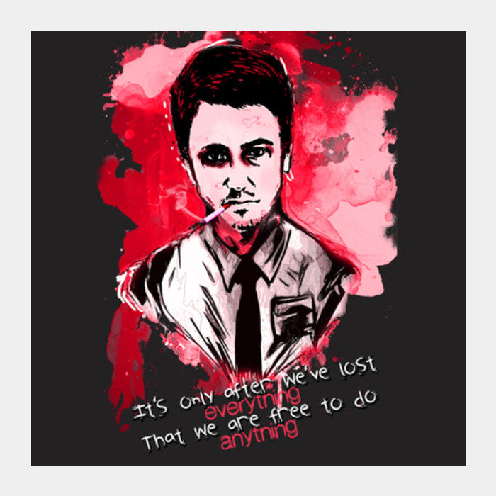 Square Art Prints, Fight Club Square Art Prints