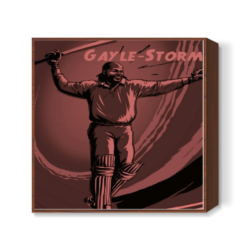 Chris Gayle Square Art Prints