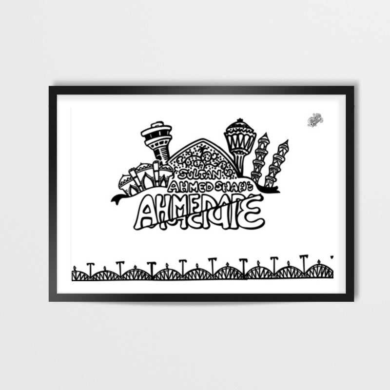 Ahmedabad-Amdavad Wall Art