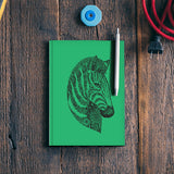 Floral Zebra Head Notebook