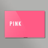 Pink Minimal Typography Wall Art