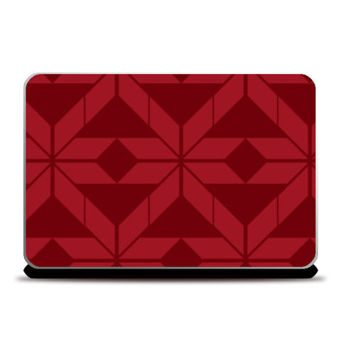 Ethnic Red Pattern Laptop Skins