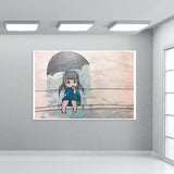 Sad Girl | Sketch | Wall Art