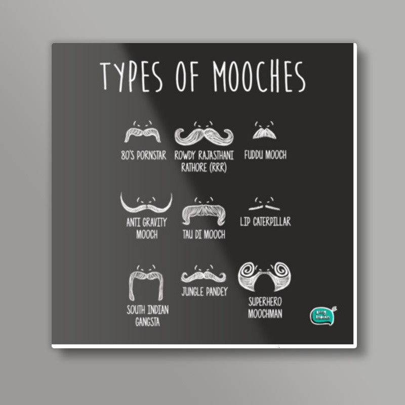 Types of Mooches Square Art Prints
