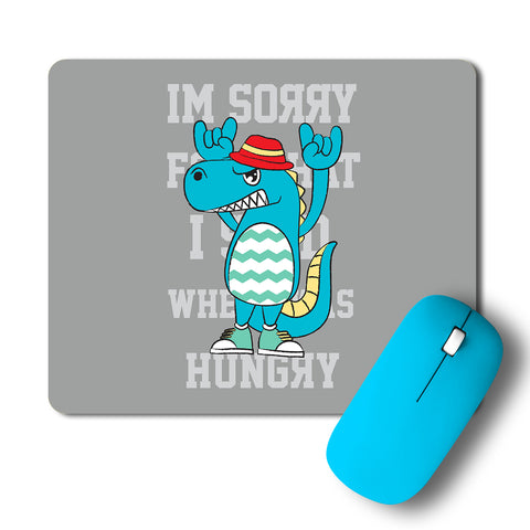 Hangry Dinosaur Artwork Mousepad