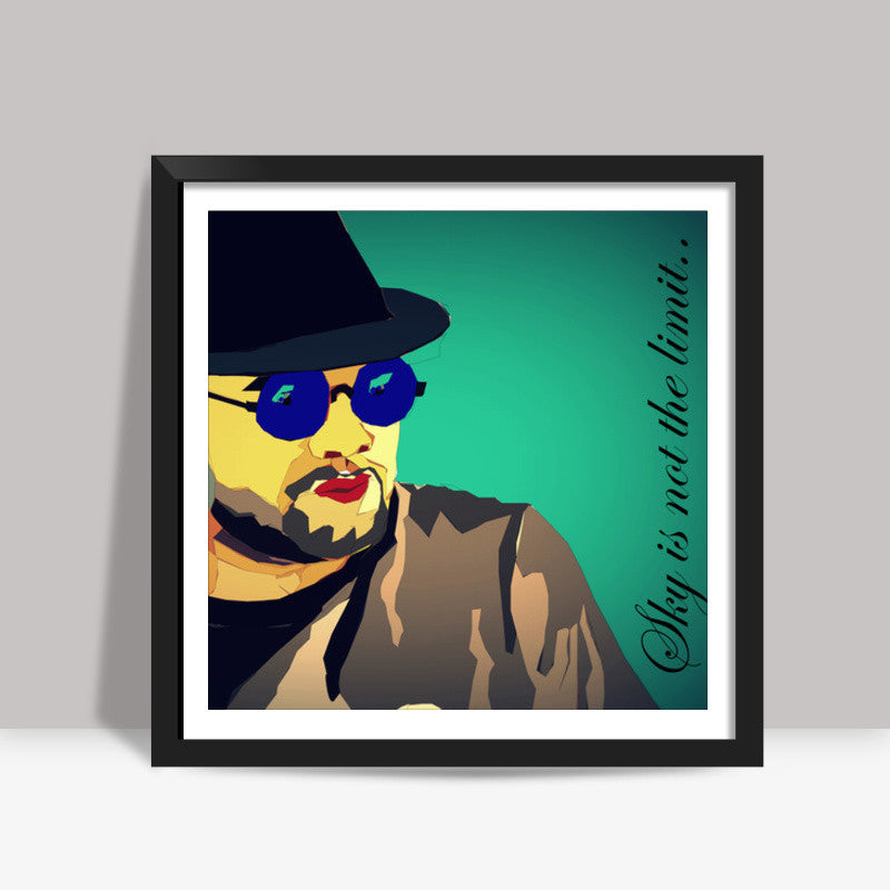 Sky is not the limit Square Art Prints