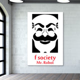 Mr robot- F society Wall Art | Isha Rathee
