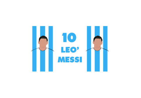 Lionel Messi Argentina Wall Art