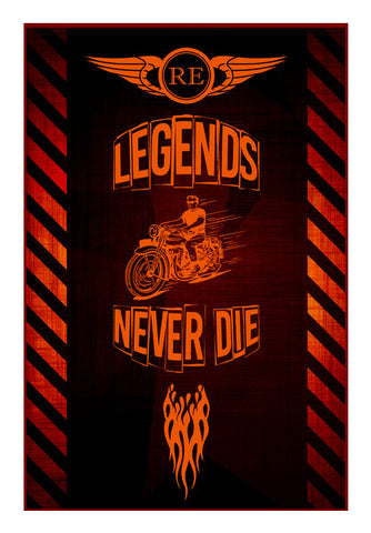Legend Never Die Wall Art