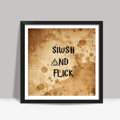 SWISH AND FLICK! Square Art Prints