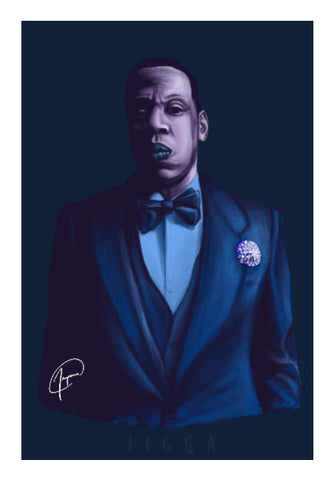 Wall Art, Jay-Z Jigga | Wall Art// jaymandraws.tumblr.com, - PosterGully