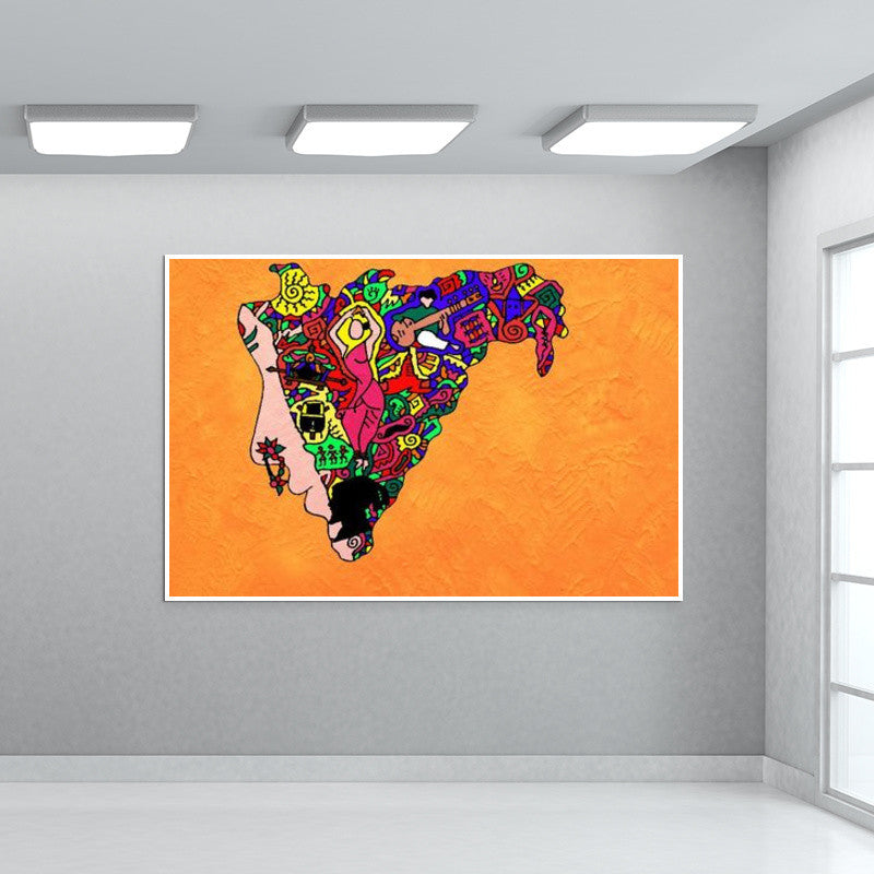 Maharashtra Zenscrawl Wall Art | Meghnanimous