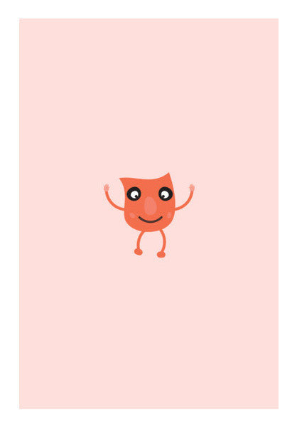 Little Orange Cartoon Vector Design Art PosterGully Specials