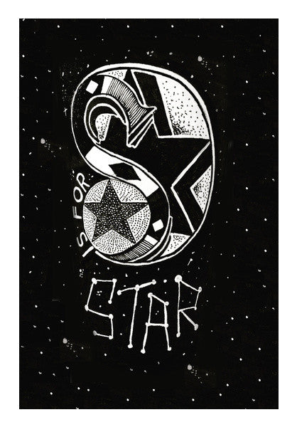 Wall Art, S is for STARS Wall Art
