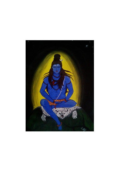 lord shiva painting Wall Art