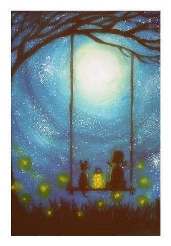 PosterGully Specials, Stars and fireflies Wall Art