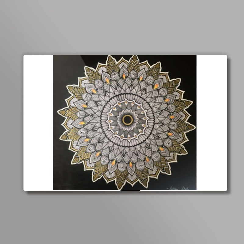 Marigold Mandala Wall Art