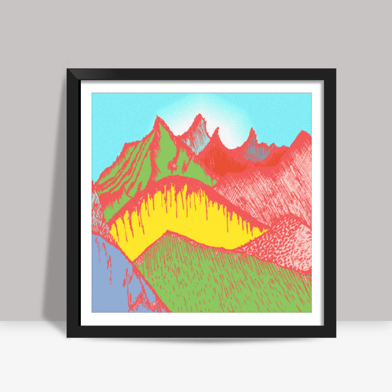Rocky Mountain High ! Square Art Prints
