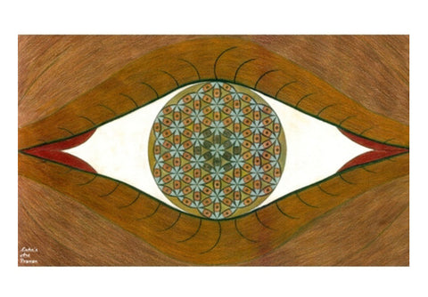 Wall Art, The Flower of Life within the Third Eye Wall Art