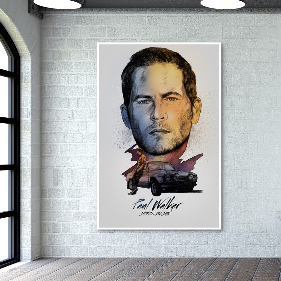 Paul Walker Tribute Wall Art