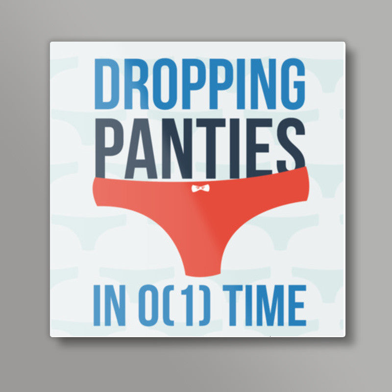 Dropping Them Like Coders Square Art Prints