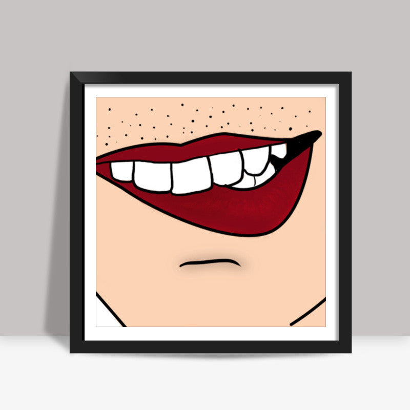 lips Square Art Prints