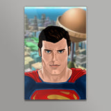 Superman in Metropolis Wall Art | Ehraz Anis