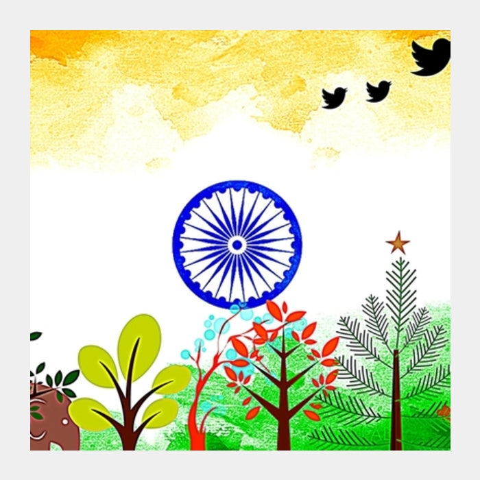 India Square Art Prints