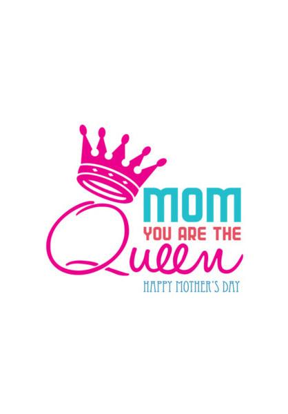 PosterGully Specials, Mom You Are The Queen Wall Art