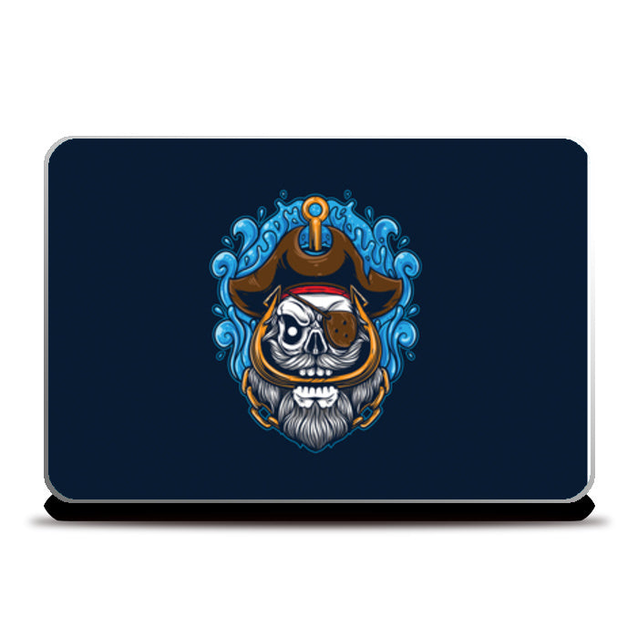 Skull Cartoon Pirate Laptop Skins