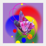 Butterfly in Dream Square Art Prints