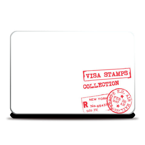 Visa Stamp Laptop Skins