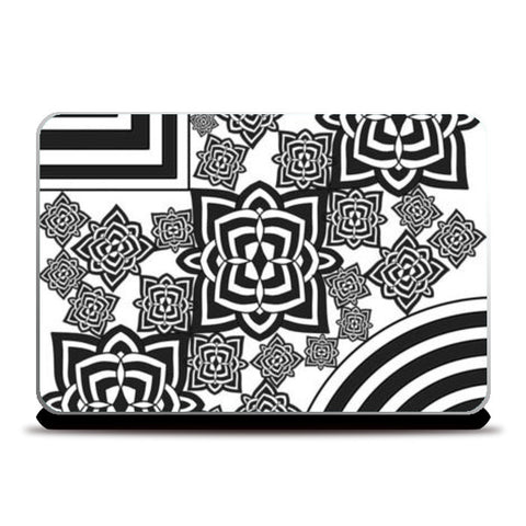 Black & White Patterns Laptop Skins