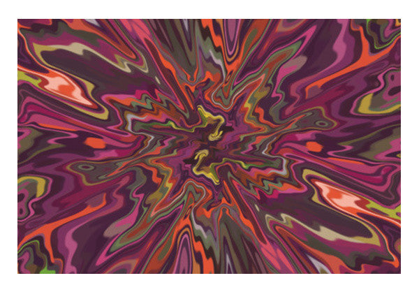 Psychedelic Colorful Digital Marble Abstract Background Art PosterGully Specials
